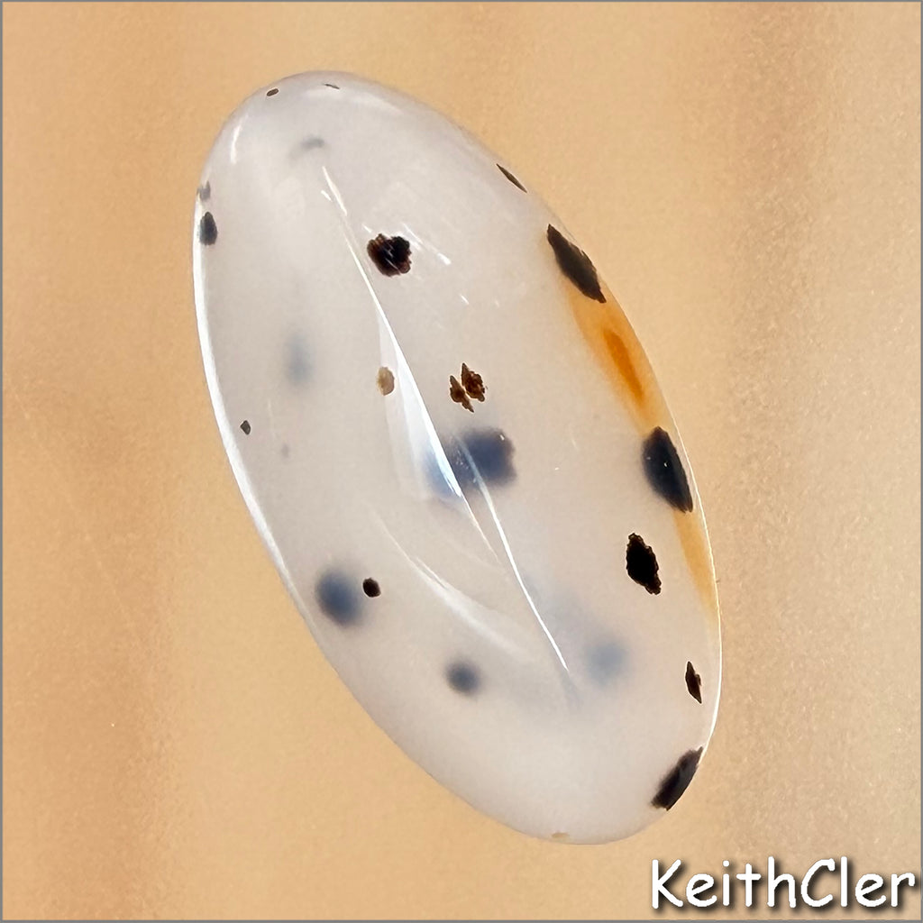 Montana Agate Cabochon - 13mm x 25mm