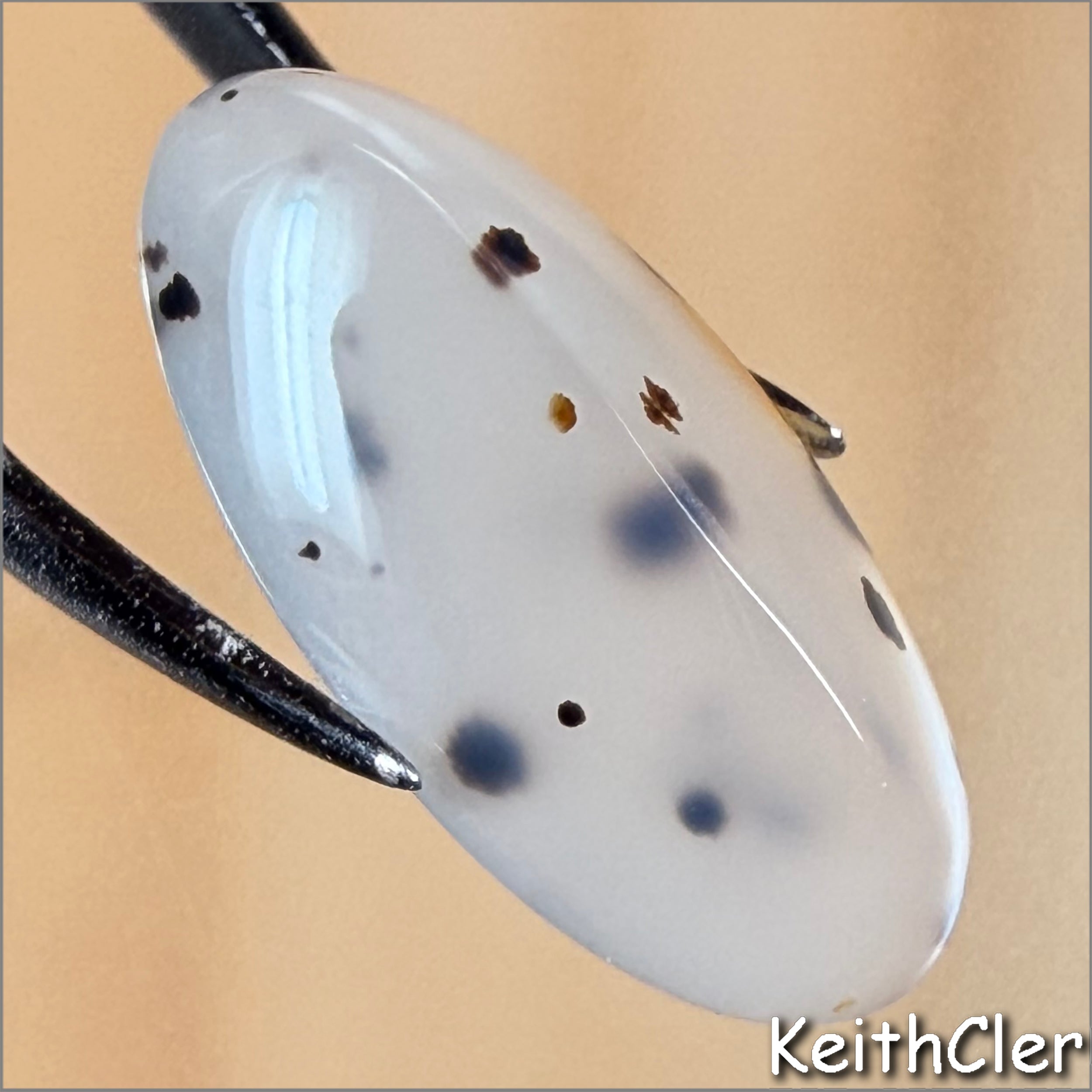 Montana Agate Cabochon - 13mm x 25mm
